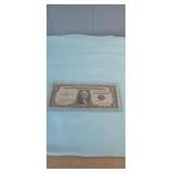 1935E BLUE Seal Silver Certificate in protective