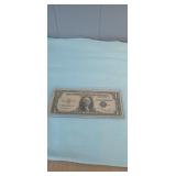 1935E  Blue Seal Silver Certificate in protective
