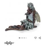 New Sitting Fairy with Bird Decorative Indoor or