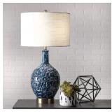 NewTucson 28" Ceramic Table Lamp,  Blue