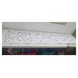 90" x 24" Rug Runner, Indoor/Outdoor, Grey &