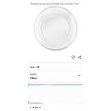 Charge it by Jay Beaded Rim Charger Plate 13ï¿½