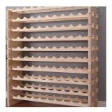 Wooden Wine Rack, Holds 100 Bottles, Freestanding