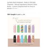 20 x Lip Balm Bulk Unlabeled - Made in USA Bulk