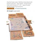 NEW 1500 Piece Puzzle Board w/ 6 Drawers & Clear