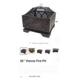 New- Pleasant Hearth 26" Vienna Fire Pit. New in