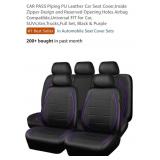 New Universal FIT Piping Leather Two Front Seat