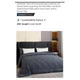 Oversized King Comforter/Duvet Insert w/ 8 Corner