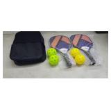 NEW Pickleball Paddle Set & Carrying Bag-