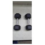 NEW Set of 2 - 20lb Dumbbells
