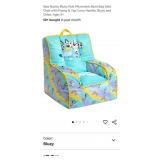 Bluey Kids Bean Bag Chair w/ Piping & Top Carry