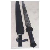New 27"Heavy Steel Blade Sword/Knife (Not A Toy).