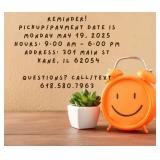 Payment & Location Info