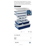 NEW Bakken-Swiss 8 Pc Ceramic Bakeware Set -