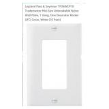 NEW 10 pk Mid-Size Unbreakable Nylon Wall Plates,