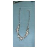 *Estate *  Diamond &  Crystal  Necklace