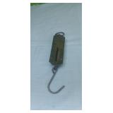 *Estate* Landers 25#  Brass Hanging Scale.