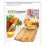 NEW 12" x 9" Bamboo Cutting Board