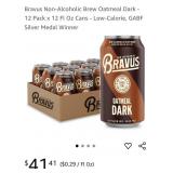 Bravus Non-Alcoholic Brew Oatmeal Dark - 12 Pack