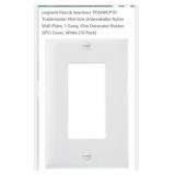 NEW 10 pk Mid-Size Unbreakable Nylon Wall Plates,