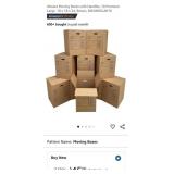 NEW 10 Pk Moving Boxes w/ Handles, 18" x 18" x 24"