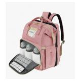 NEW Diaper Bag Backpack, Pink, Large