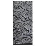 Approx 57" x 94" Etched Paisley Lacquer & Glitter