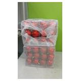 (New)  96 Red Ornaments