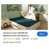 NEW Full Size Air Mattress w/ Built in Pump,