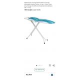 NEW Deluxe Ironing Board + Extra Cover, Blue &