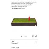 NEW Dog Porch Potty w/ Artificial Grass Pad &