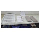 NEW mDesign Narrow Storage Stand w/ 4 Fabric