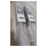 (2) 28" x 72" Grey Cordless Blackout Roller