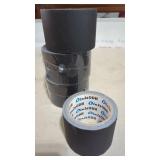 4 Rolls (2 Full 2 Partial)  Black Duct Tape. 3