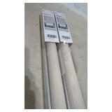 (2) New 40" x72" Beige Cordless Blackout Roller