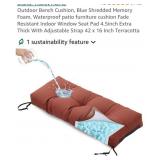 46" x 16" x 4.5" Outdoor Bench Cushion w/