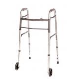 New Drive Medical Walker Folding Deluxe 2 Button