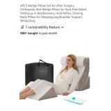 4PCS Orthopedic Bed Wedge Pillow Set w/ Carrying