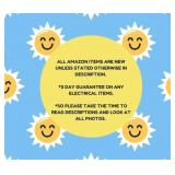 All Amazon Items Are NEW Unless Otherwise Stated