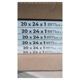 6 New 20" x 24"x1" Furnace/AC. Filters