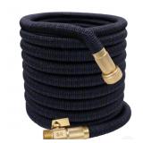 New Black 50ft Expandable Garden Hose Lightweight