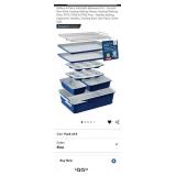 NEW 8-Pc Ceramic Bakeware Set - Blue