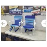 NEW Pair of Deck/Parade/Beach Chairs, Blue