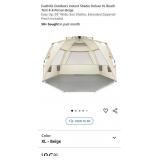 NEW 4-6 Person Pop-Up Deluxe XL Beach Tent,
