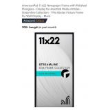 NEW 11" x 22" Newspaper Frame w/ Polished