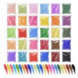 30 Pcs 23.8 Pound Colored Sand for Crafts 12.7 oz