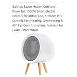 (New) 1000 Watt portable heater plugged in an
