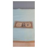 1935D  Blue Seal Silver Certificate in protective