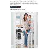 NEW Safety Gate, 29" - 38.5" W, 30" T, White