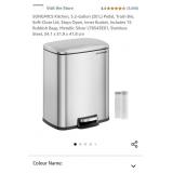 SONGMICS Kitchen, 5.2-Gallon (20 L) Pedal, Trash